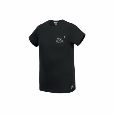 T-shirt med kortärm Herr Picture Waisted Pocket Svart (Storlek: XL)