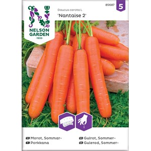 Fröer Nelson Garden Sommarmorot Nantaise 2 Såband