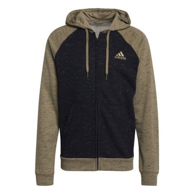 Träningsjacka Herr Adidas Essentials Mélange Svart (Storlek: M)