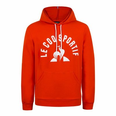 Tröja med huva Barn Le coq sportif Essentiels Saison N°2 Orange (Storlek: M)