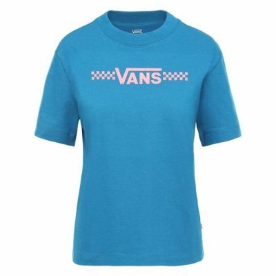 T-shirt med kortärm Dam Vans Funnier Times Blå (Storlek: XS)