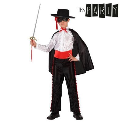 Maskeraddräkt för barn Zorro (Storlek: 3-4 år)