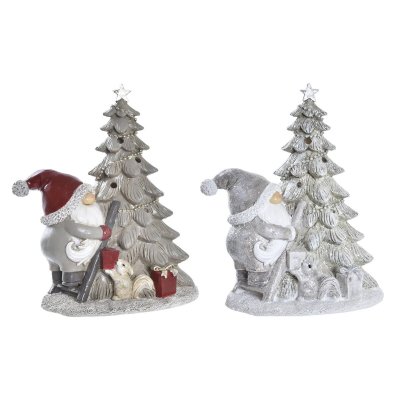 Julgranskula DKD Home Decor Träd Harts (15 x 10 x 18 cm) (2 antal)