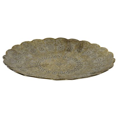 Bordsdekoration DKD Home Decor Arab Metall (35 x 35 x 4 cm)