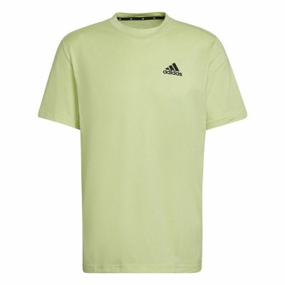T-shirt med kortärm Herr Adidas Aeroready Designed 2 Move Grön (Storlek: L)