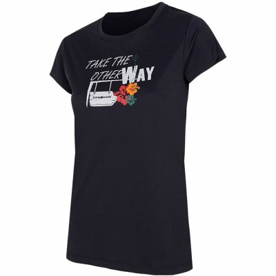 T-shirt med kortärm Dam Trangoworld Myra Svart (Storlek: S)