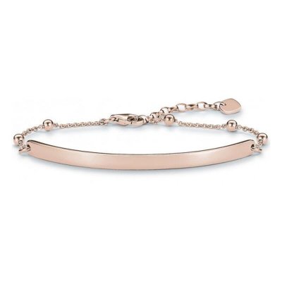 Damarmband Thomas Sabo LBA0044-415-12-L Rosa Sterlingsilver (Storlek: 18)