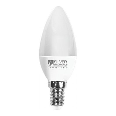 LED-lampa Ljus Silver Electronics 970714 E14 7W Varmt ljus (Välj alternativ: 3000K)