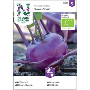 Fröer Nelson Garden Kålrabbi Azur Star Organic