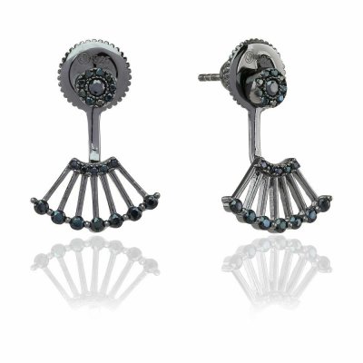 Dam örhängen Sif Jakobs E0741-BK-BK (2 cm)