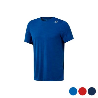 T-shirt med kortärm Herr Reebok Wor Aactivchill Tech Blå (Färg: Blå, Storlek: M)