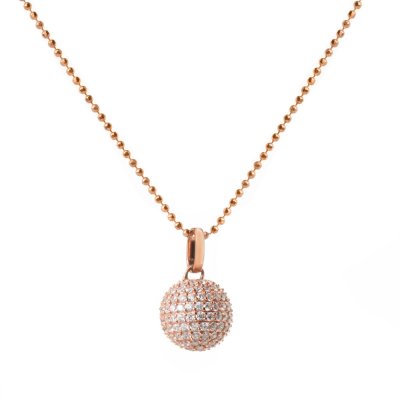 Damhalsband Sif Jakobs P2853-CZ-RG (25 cm)
