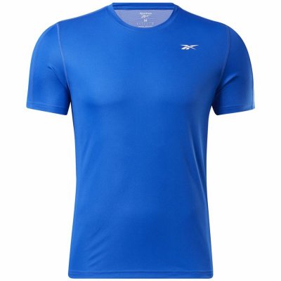 T-shirt med kortärm Herr Reebok Workout Ready Tech Blå (Storlek: M)