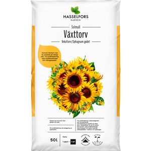 Gödslad torv Hasselfors Solmull, 50 l