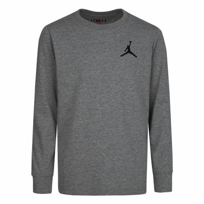 Skjorta med lång ärm Barn Nike Air Emroidery Mörkgrå (Storlek: 10-12 år)