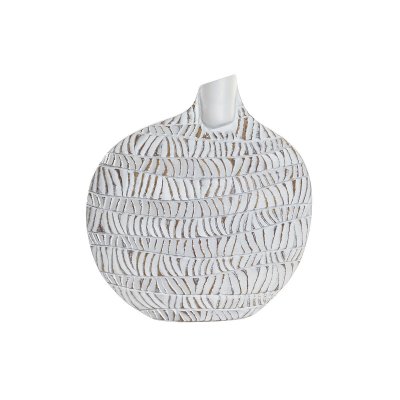 Vas DKD Home Decor Vit Harts Modern (27 x 11 x 31 cm)