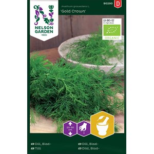 Fröer Nelson Garden Bladdill Gold Crown Organic