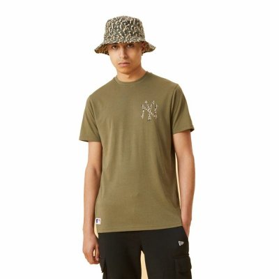 T-shirt med kortärm Herr New York Yankees New Era 12893123 Gul (Storlek: M)
