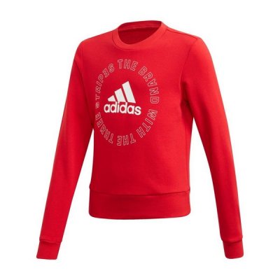 Tröja utan luva, Flickor Adidas G Bold Crew Röd (Storlek: XL)