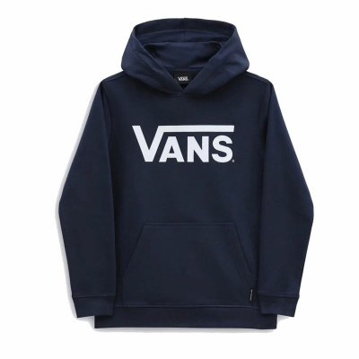 Tröja med huva Unisex Vans Classic Mörkblå (Storlek: 10-12 år)