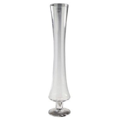 Vas DKD Home Decor Glas Transparent (11 x 11 x 60 cm)