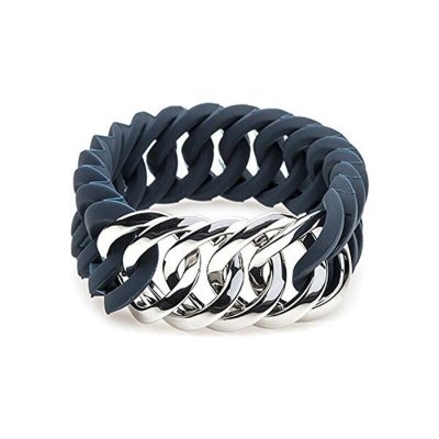 Armband TheRubz 100180 Blå Silikon Rostfritt stål Silvrig Stål/Silikon