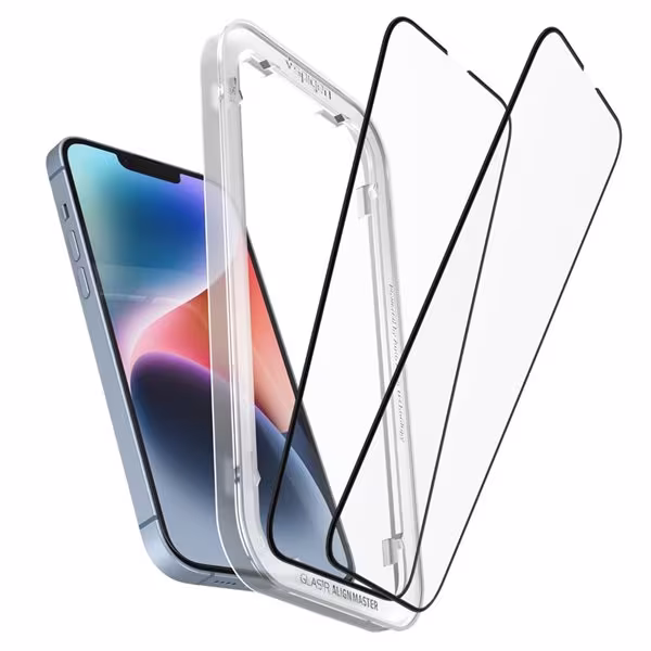 Spigen tR Align Master FC Skärmskydd iPhone 14 2-pack