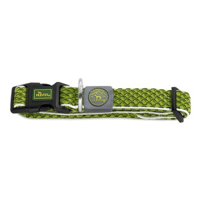Hundhalsband Hunter Basic Tråd Storlek S Lime (30-43 cm)