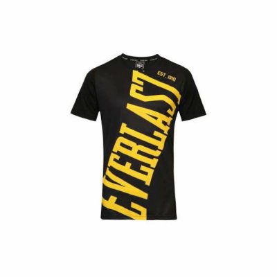 T-shirt med kortärm Herr Everlast Breen Svart (Storlek: S)