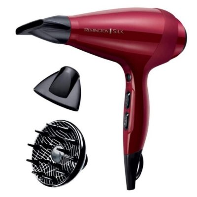 Hårtork Remington AC Silke 2400W Röd
