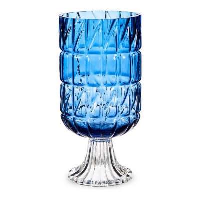 Vas Gravyr Glas Blå (13 x 26,5 x 13 cm)