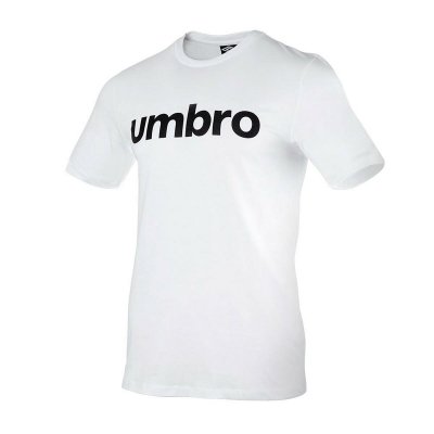 T-shirt med kortärm Umbro LINEAR 65551U 13V Vit (Storlek: M)