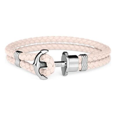 Unisexarmband Paul Hewitt Silvrig Läder (Mått: 18 cm)