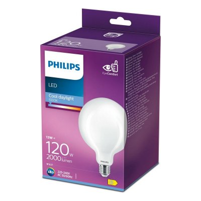 LED-lampa Philips E27 13 W 2000 Lm (12,4 x 17,7 cm) (6500 K)