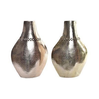 Vas DKD Home Decor Koppar Gyllene Aluminium Arab (28 x 11 x 41 cm) (2 antal)