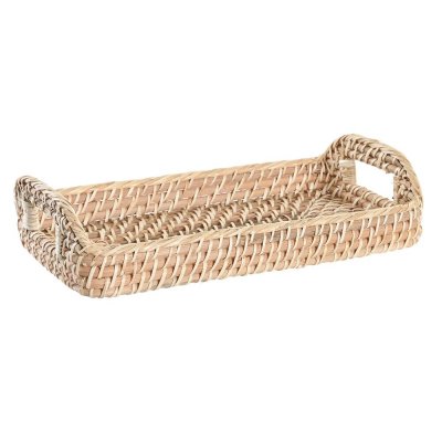 Bricka DKD Home Decor Naturell (35 x 19 x 8 cm)