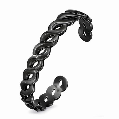 Armband Folli Follie 1B15T038 (17 cm) (Färg: Svart)