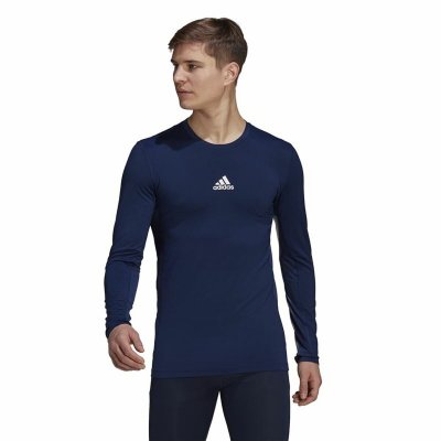 Skjorta med lång ärm Herr Adidas Compression (Storlek: S)