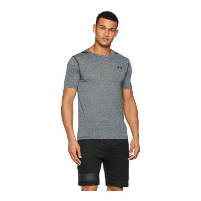 Kortärmad kompressions t-shirt. Herr Under Armour 1289588-006 Grå (Storlek: S)