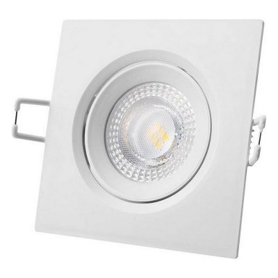 LED-lampa EDM Inbäddningsbar Vit 5 W 380 lm 3200 Lm (110 x 90 mm) (7,4 cm)