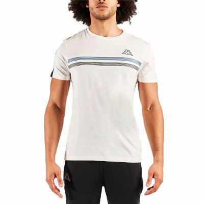 T-shirt med kortärm Herr Kappa Iverpool Active Vit (Storlek: XL)