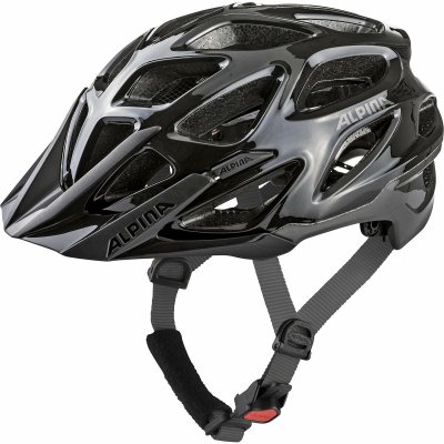 Cykelhjälm för vuxna Alpina 57-62 cm Svart Visir (Renoverade A)
