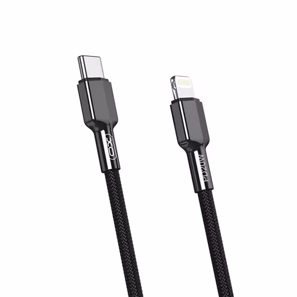 XO USB-kabel PD20W USB Typ C - Lightning 1m - Svart