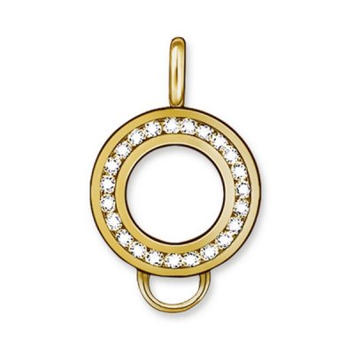 Dampärlor Thomas Sabo X0185-414-14 Gyllene (1,5 cm)