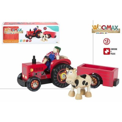 Traktor Trä (33 cm)