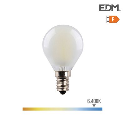 LED-lampa EDM E14 4,5 W F 470 lm (6400K)