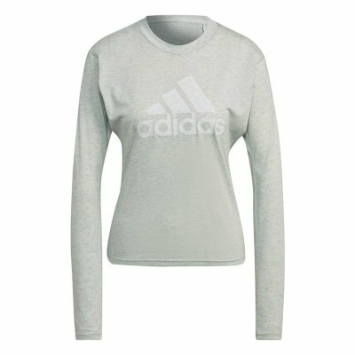 T-shirt med lång ärm Dam Adidas Future Icons Beige (Storlek: XL)