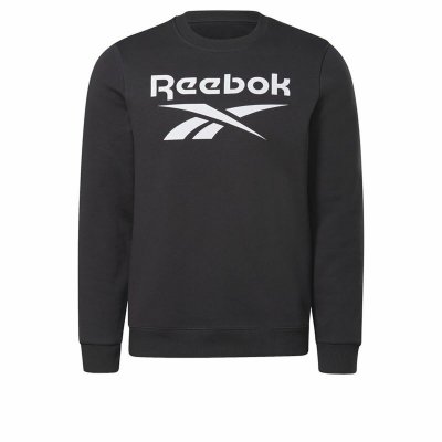 Tröja utan huva Herr Reebok Identity Svart (Storlek: S)