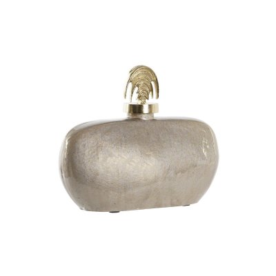 Vas DKD Home Decor Glas Beige Aluminium (30 x 12 x 26 cm) (30 x 30 x 26 cm)