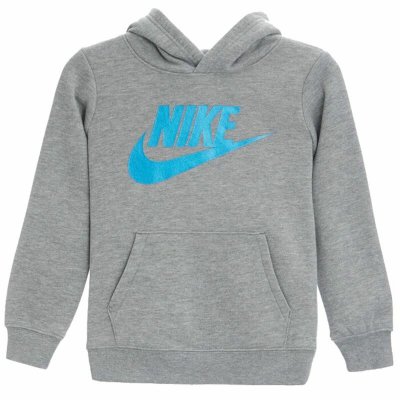 Tröja utan huva Barn Nike Metallic HBR Gifting Grå (Storlek: 3-4 år)